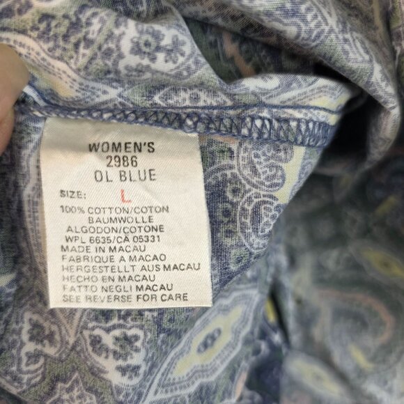 80s Woolrich Womens Button-Up Paisley Large Vintage Deadstock - Picture 4 of 8